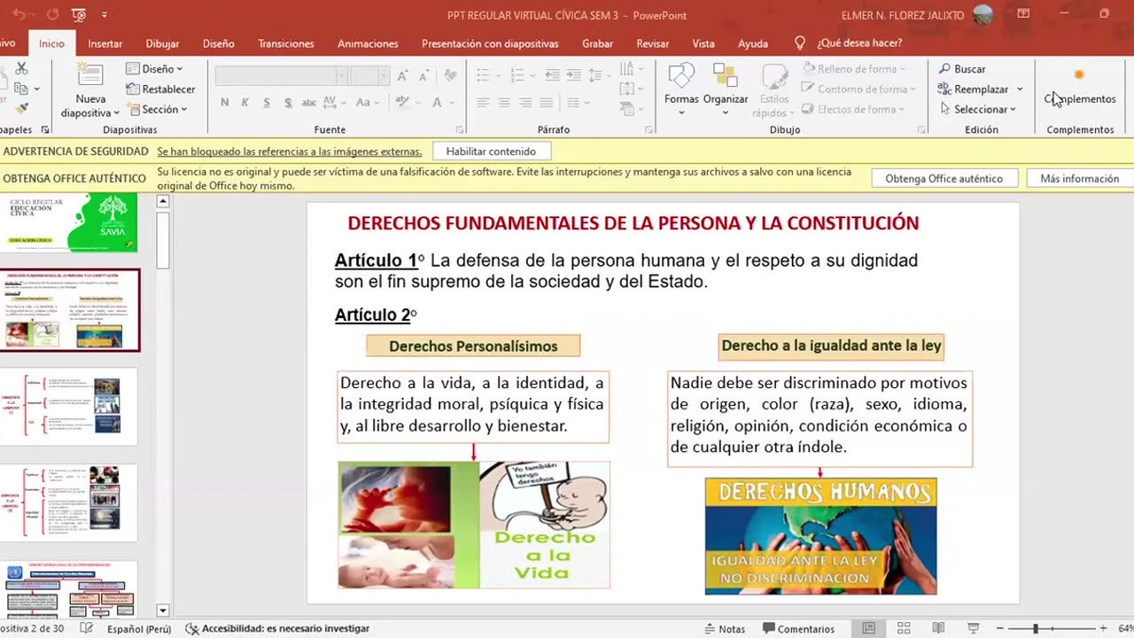 SAVIA REGULAR 2025 | Semana 03 | Cívica