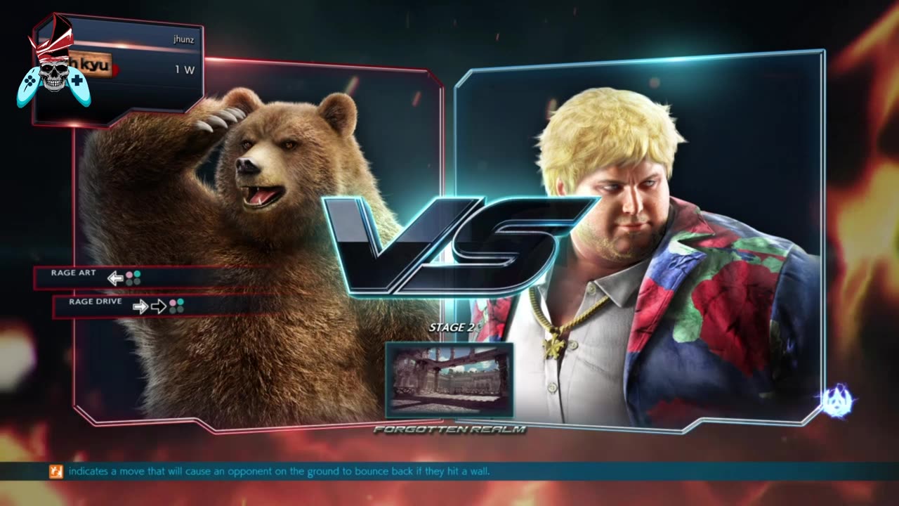 TEKKEN 7 kuma rage drive