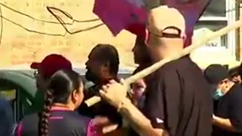 Federal agents shoot armed protester after reported ramming