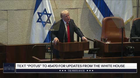 President Trump Delivers Remarks to The Knesset