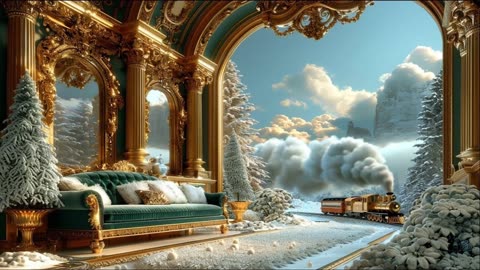 Walking Through the Realms of Gold | Green, Orange & Blue Luxury Worlds