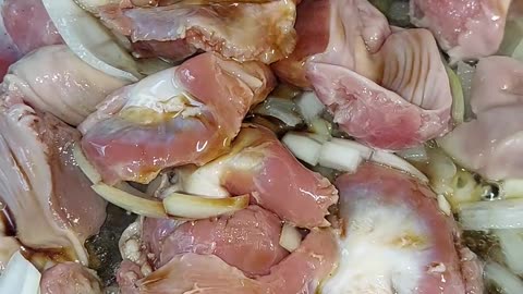 Easy Delicious Spicy Chicken Gizzard Recipe #shorts #food #recipe #cooking