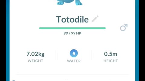 Pokémon GO-Purifying Shadow Totodile