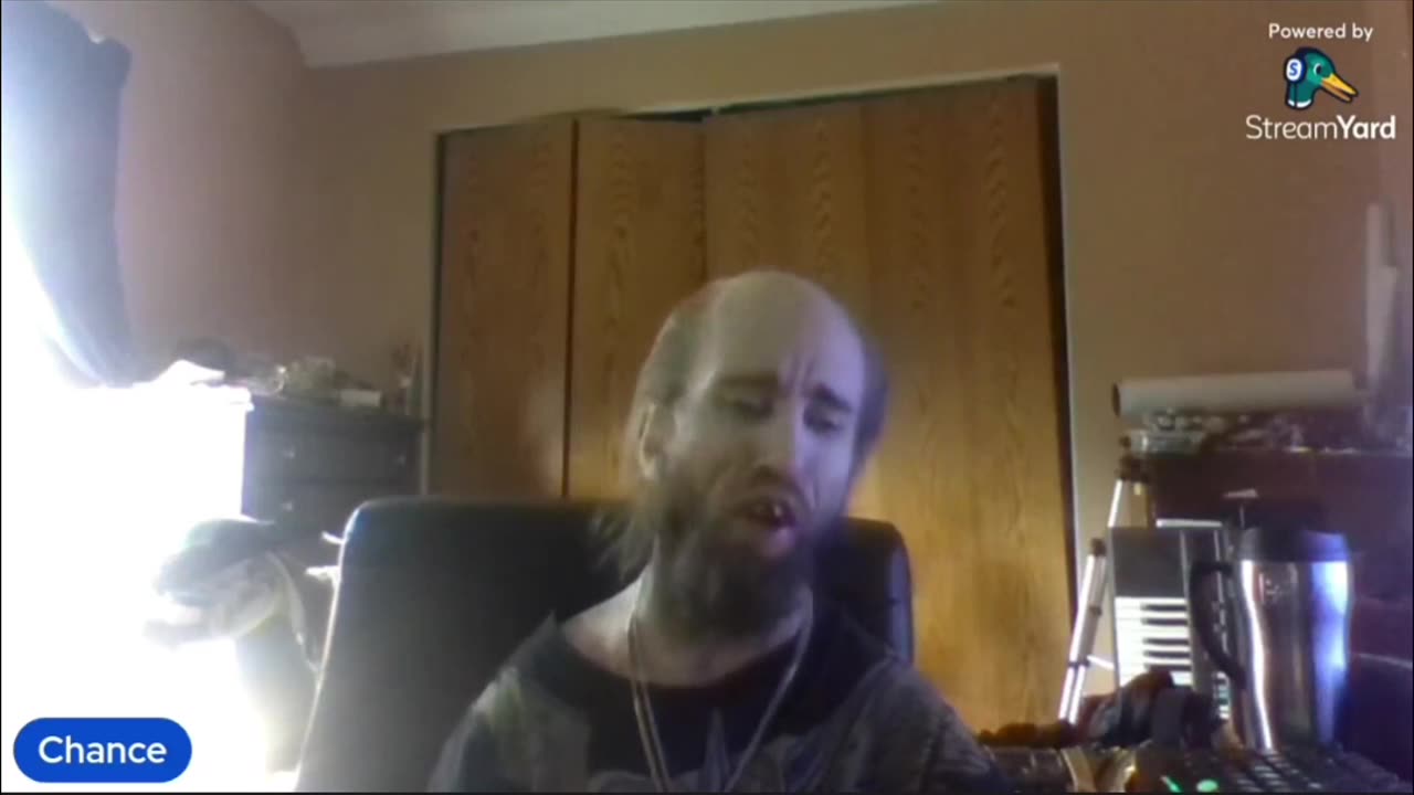 Cyraxx livestream on FB. "Chance makes violent threats and stream gets struck down". 9/28/2025.