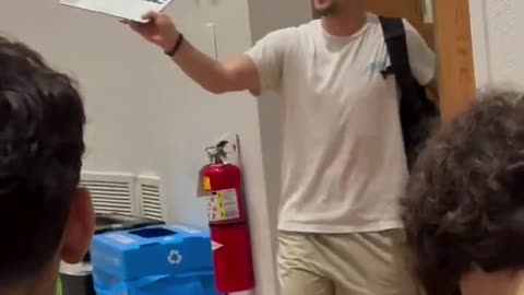 I don’t blame him for leaving her class. Arrogant behavior