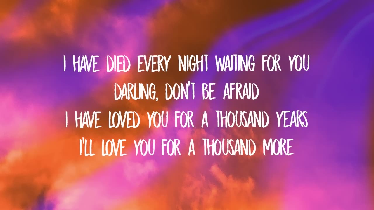 James Arthur - A Thousand Years (Lyrics)