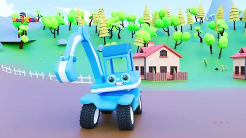 Head Shoulders Knees Toes | Dance Party | Beep Beep Cars Nursery Rhymes & Songs For Children
