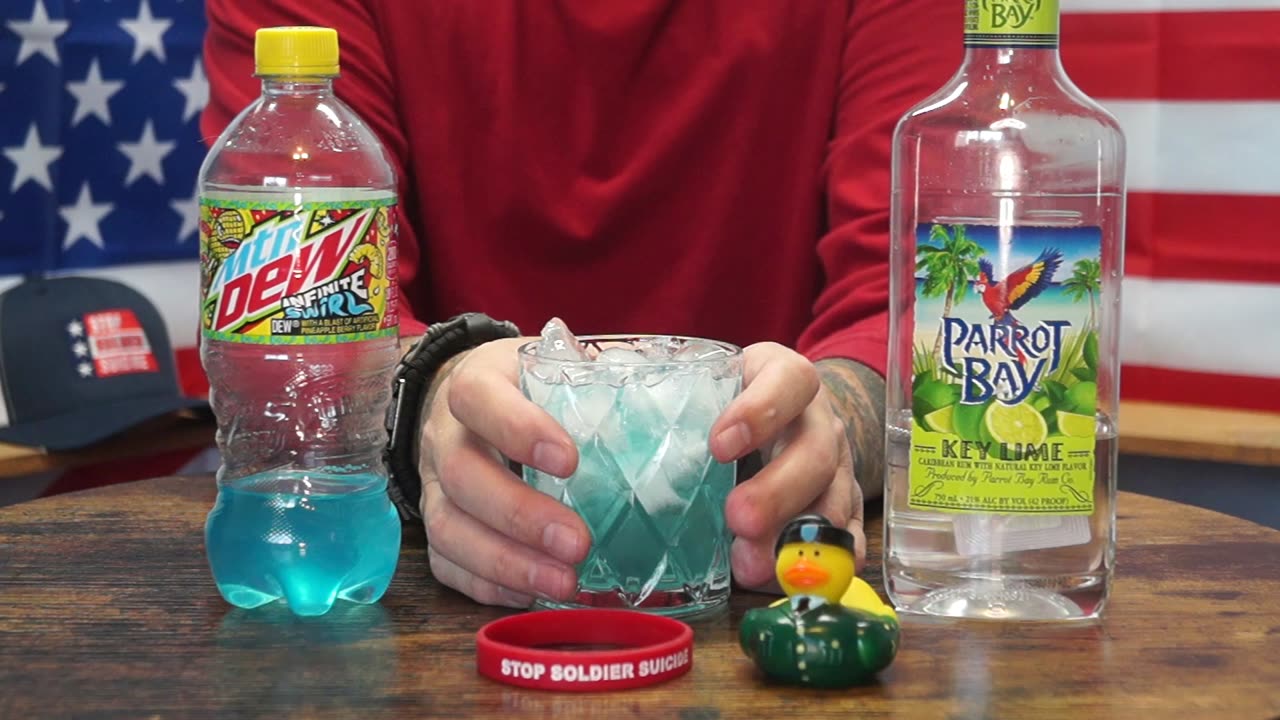 Howard Gilpen Jr - Parrot Bay Key Lime Rum & Mtn Dew Infinite Swirl Pineapple Berry Soda