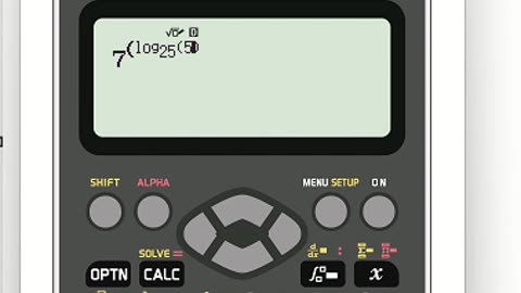 Toán 11: Hàm log - Thủ thuật CASIO: 7^( (log 25 (5x))^2 - 1) = x^(log 5 (7))