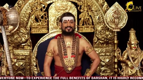 Elevate your consciousness through live darshans from SPH Bhagavan Sri Nithyananda Paramashivam.