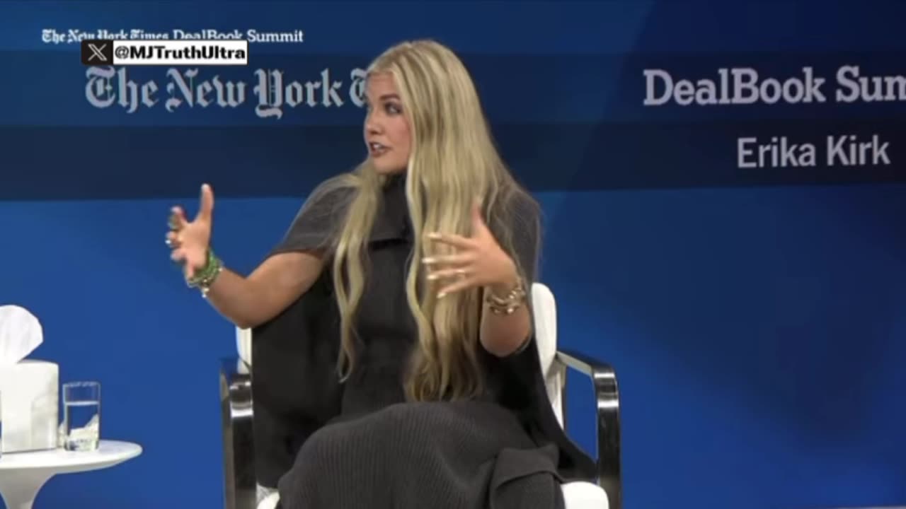 Erika Kirk - Infighting on the right is good, we need to talk things out