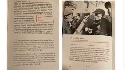 1943 Dutch SS Book - Demon Dance on Goat Mountain - Katyn Forest Massacre by jews.mp4