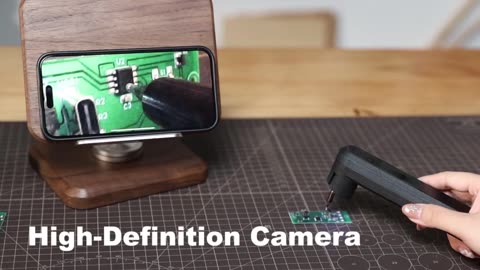 D01：Visual Soldering Iron See Clearly Solder Precisely. by Fusion Lab