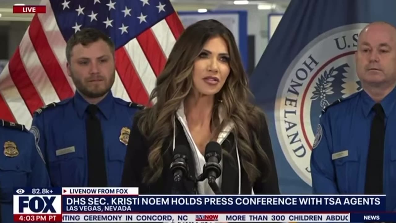 DHS Secretary Noem announces over a billion dollars will be invested in new security screening