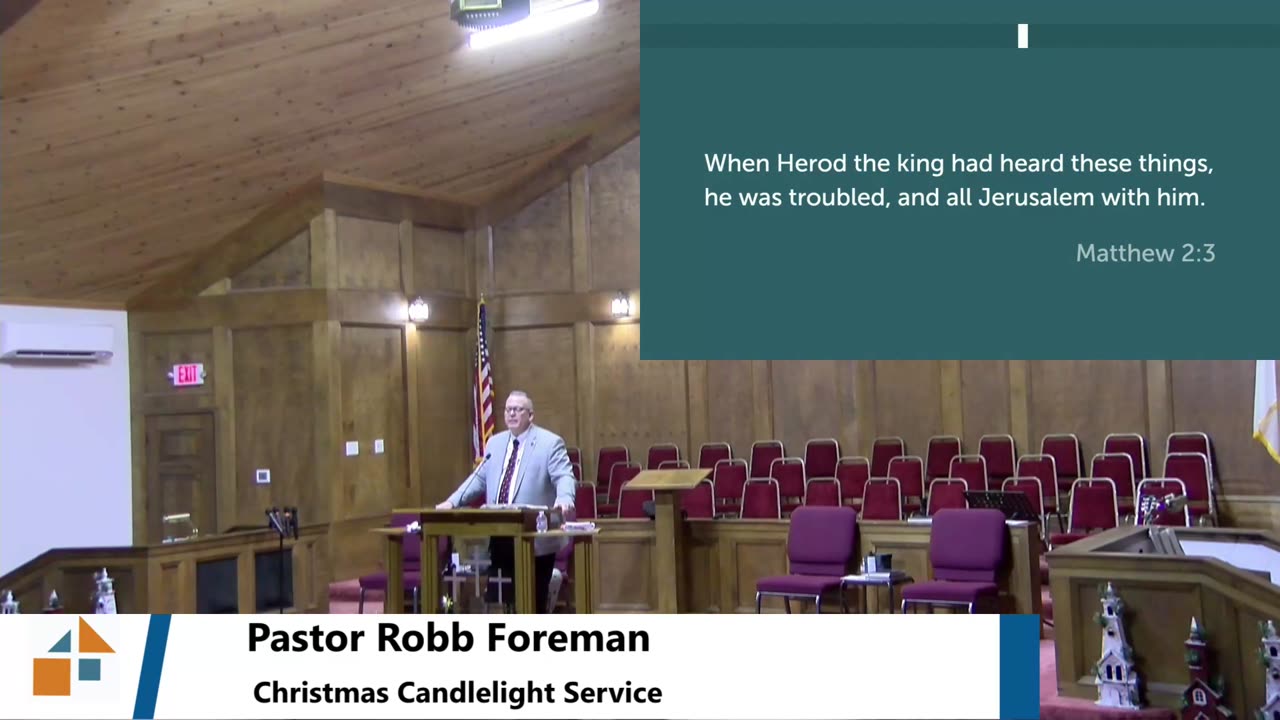 Pastor Robb Foreman // Christmas Candlelight Service
