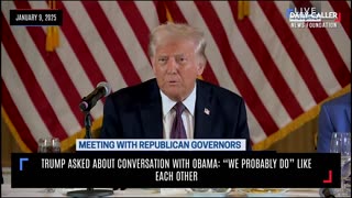 Trump Asked About Conversation With Obama: "We Probably Do" Like Each Other