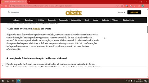 Ditador sírio Bashar al-Assad sofre suposto atentado.mp4