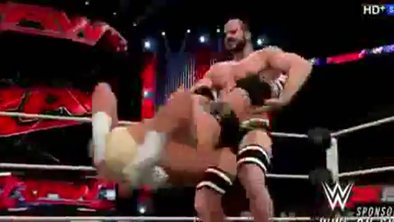 JOHN CENA (C) VS CESARY - U.S. CHAMPIONSHIP RAW 07/06/12 HD