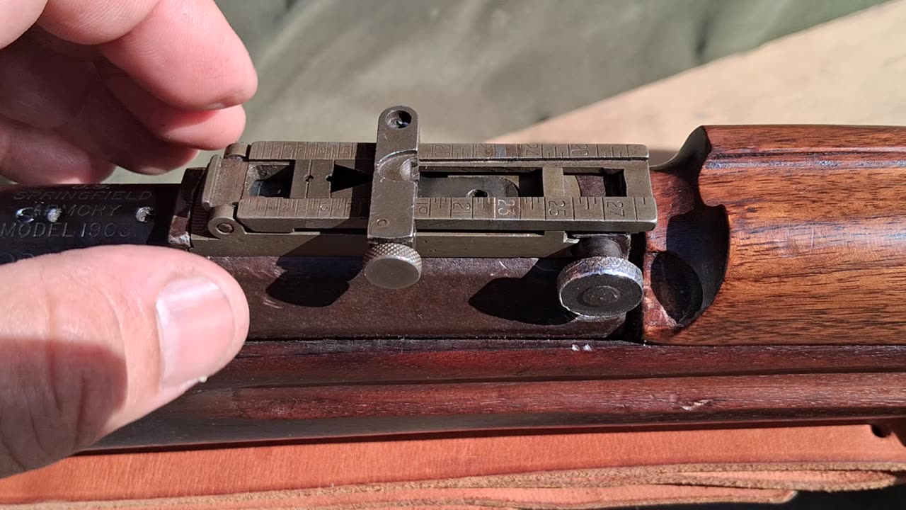 Replacing a Rear Sight on 1903 Springfield