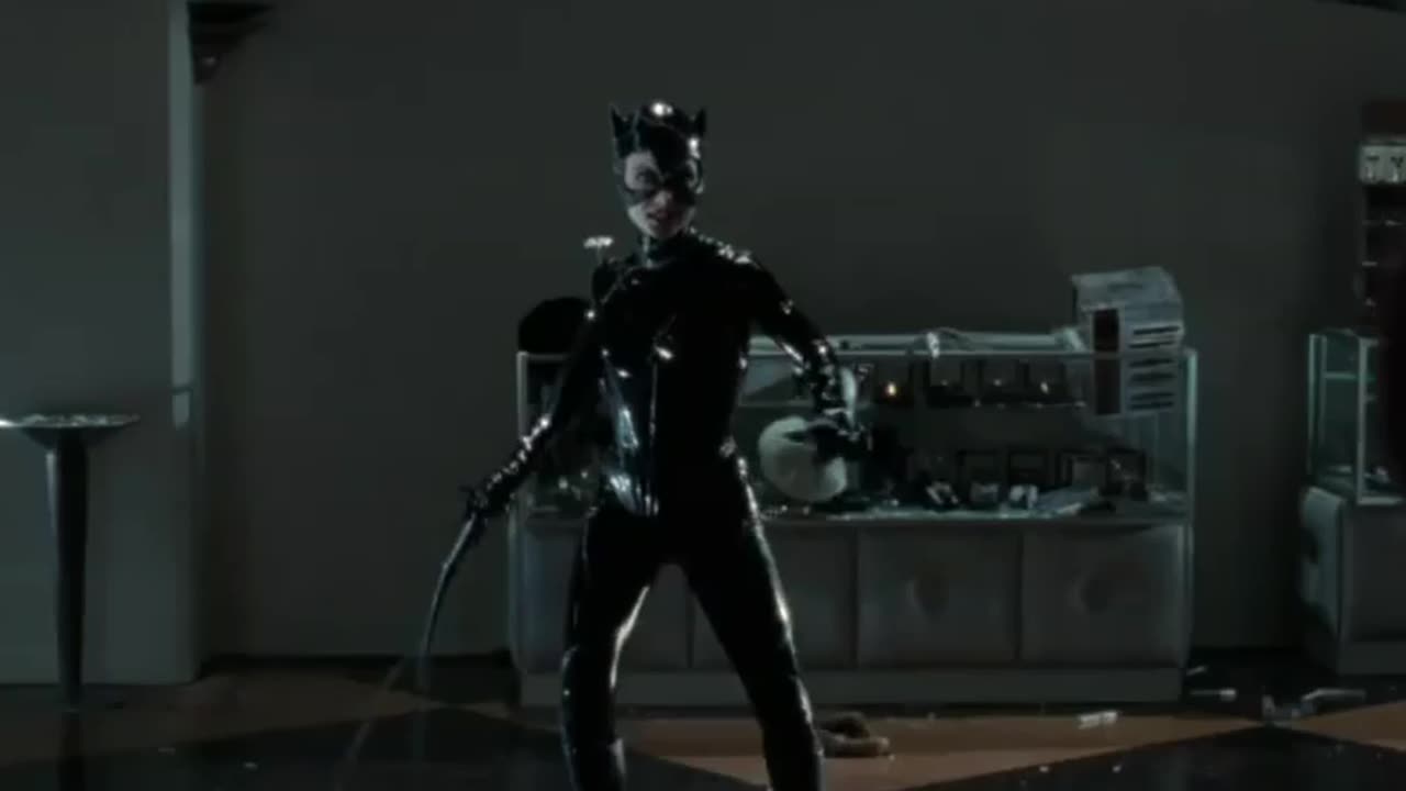 Cat Woman (Michelle Pfeiffer) Using the Whip!