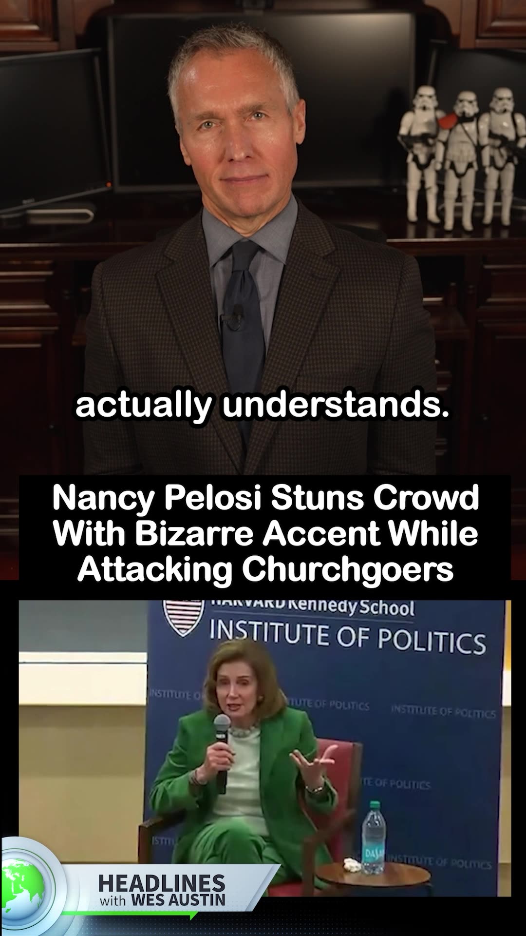 Nancy Pelosi Mocks Churchgoers with Fake Southern Accent