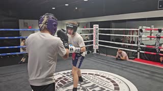 Joey sparring Chino 2/12/26