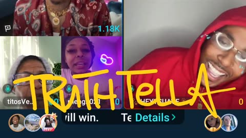 DAREALSUPABIHH LINED WITH VERONICA THEN TEAM PK WITH LYSOL & TRAP CECE