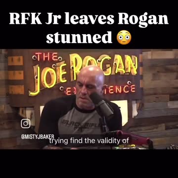 RFK Jr leaves Rogan stunned! 😳wifi leaky brain 🧠