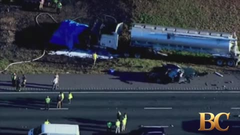 Driver following too close behind van charged in crash that killed 3 adults, 5 kids