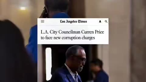 Corrupt Los Angeles Councilman Curren Price is confronted 