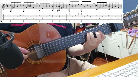 내 평생에 가는 길, It is well with my soul - hymn song finger style guitar