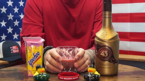 Rudolph Ortega Sr - Licor 43 Chocolate Liqueur & Strawberry Yoohoo