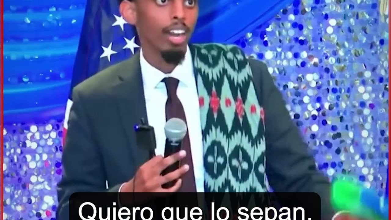 Omar Fateh waved a foreign flag, expressed loyalty to Somalia, and urged Somalians to vote for him