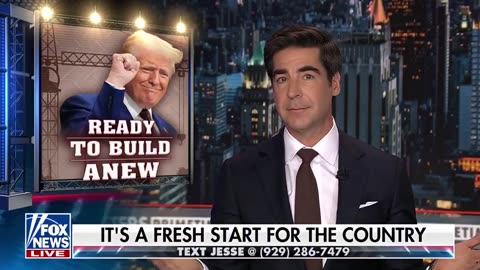 Jesse Watters: Pres. Trump has already made himself comfortable in the Oval Office