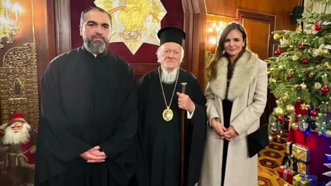 Ereticul Ecumenist Ciprian Mega PRIETESUG SI MANCAT IMPREUNA CU Ereziarhul Bartholomeu, 31 dec. 2024