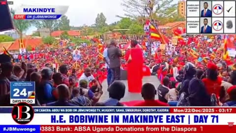 BOBI WINE IN MAKINDYE EAST