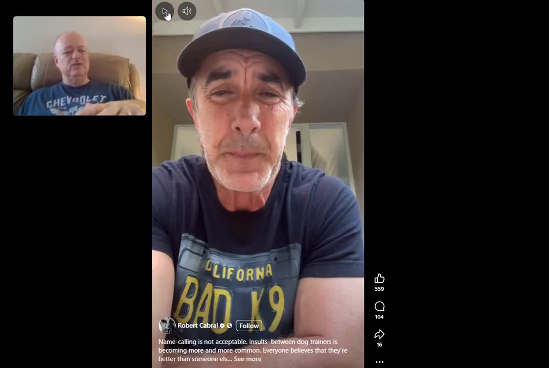 Robert Cabral - Watching a Balanced Dog Trainer Attempt to call out the Infighting is a real Treat