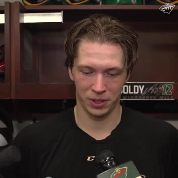 Minnesota Wild - “We knew that wasn’t good enough” Matt Boldy on turning things around #mnwild