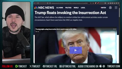 Trump Preps To Invoke INSURRECTION ACT As Democrats DEFY Federal Law And HELP Antifa | Tim Pool