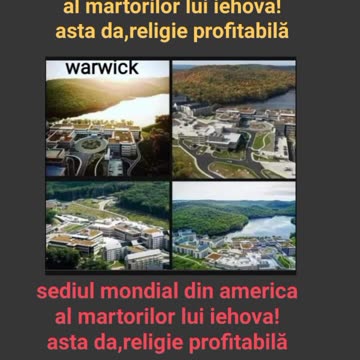 aici locuiesc capii religiei martorii lui iehova in bogatie lux si opulenta intrun paradis american