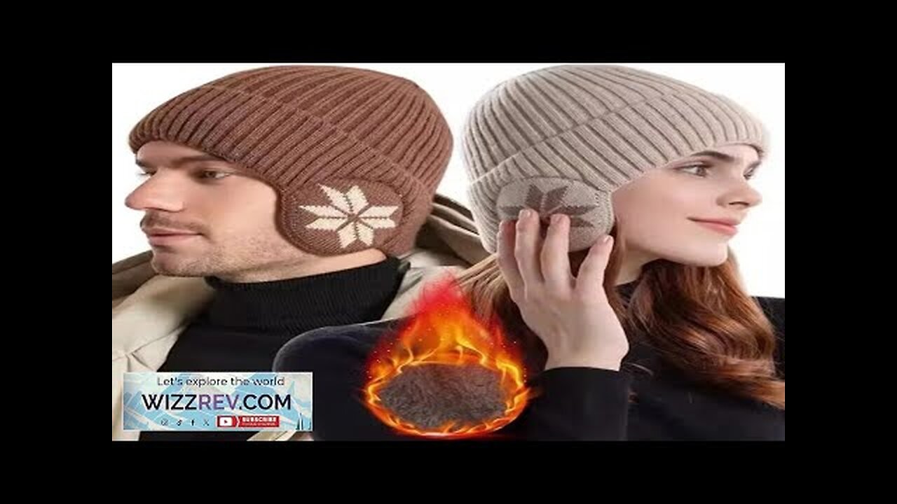 Men Women Winter Warm Plush Knitted Snow Fashion Hat Unisex New Outdoor Review