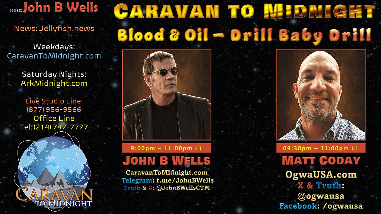 Blood & Oil – Drill Baby Drill - John B Wells LIVE