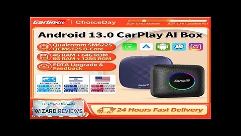 CarlinKit CarPlay Ai Box Android 13 Plus QCM6125 8-core Wireless Android Auto Review