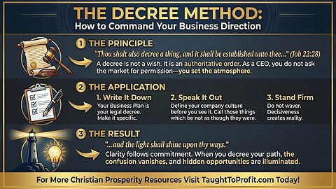 How to Command Your Business Direction (The Decree Method)