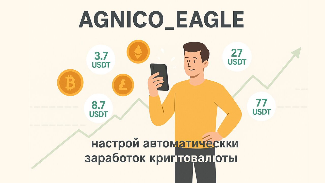 AGNICO EAGLE Настрой автоматический заработок криптовалюты у себя на ПК.