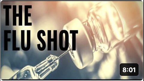 20 Year Old Flu Shot Study Reveals The Truth