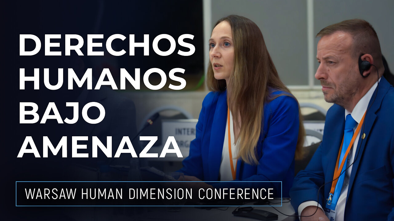 Redes anticulto: amenaza para los derechos humanos y la democracia | Conferencia OSCE Varsovia