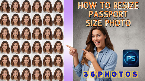 Resize Your Photo to PERFECT Passport Size in Photoshop