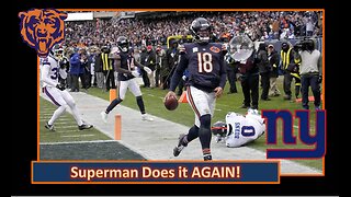 Superman Does it AGAIN! l Bears Week 10 Post Game vs Giants l Da Bears With Dark