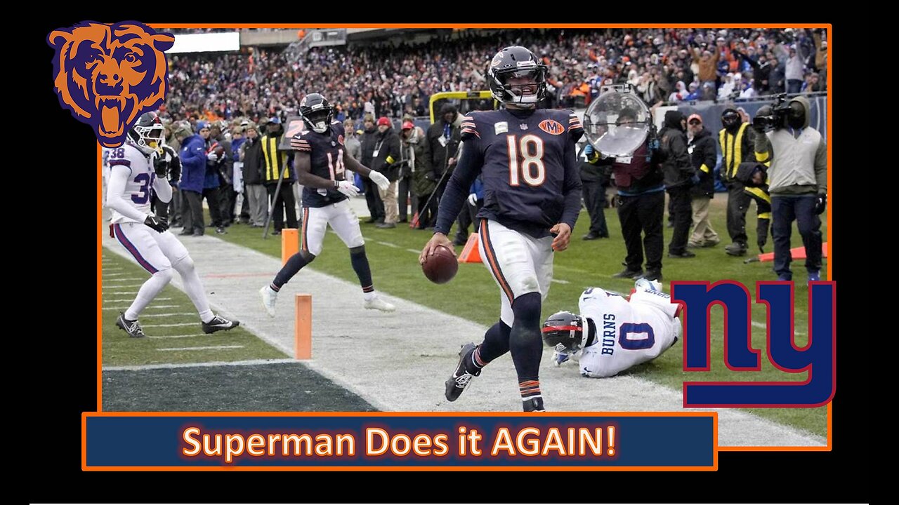 Superman Does it AGAIN! l Bears Week 10 Post Game vs Giants l Da Bears With Dark